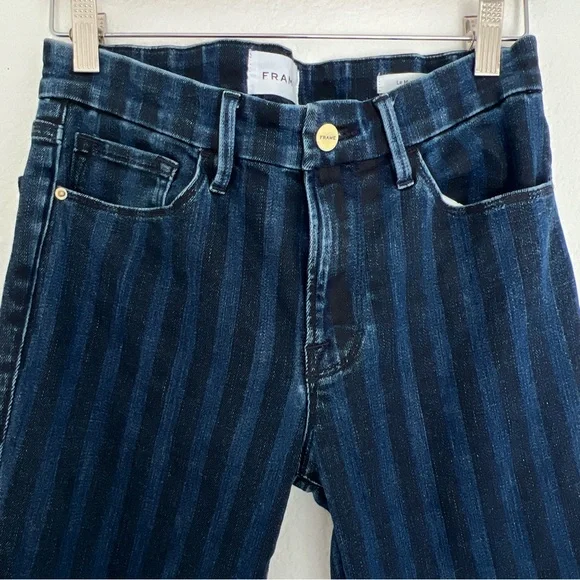 Frame Denim Habana Striped Women's Jeans Size 28 - Picture 3 of 13